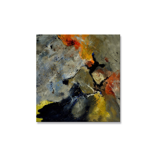 Colourful Abstract Textured Partial Oil Painting