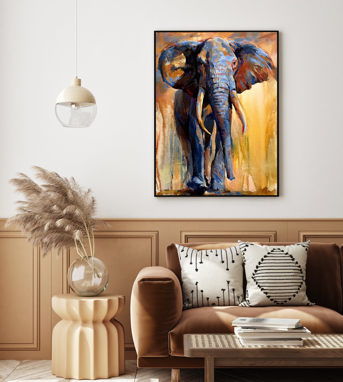 Elephant Oil Painting